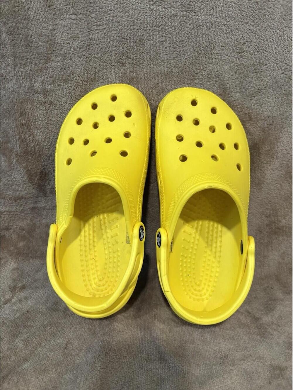 Croc Classic Clog Yellow Women’s 8 Men’s Men’s 6 Summer Slip On
